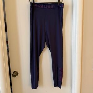 Savage X Fenty Navy and Purple Leggings Plus Size 2X/20/XXL 🧘🧘♂️💪🏻🏋️🏋️♂️